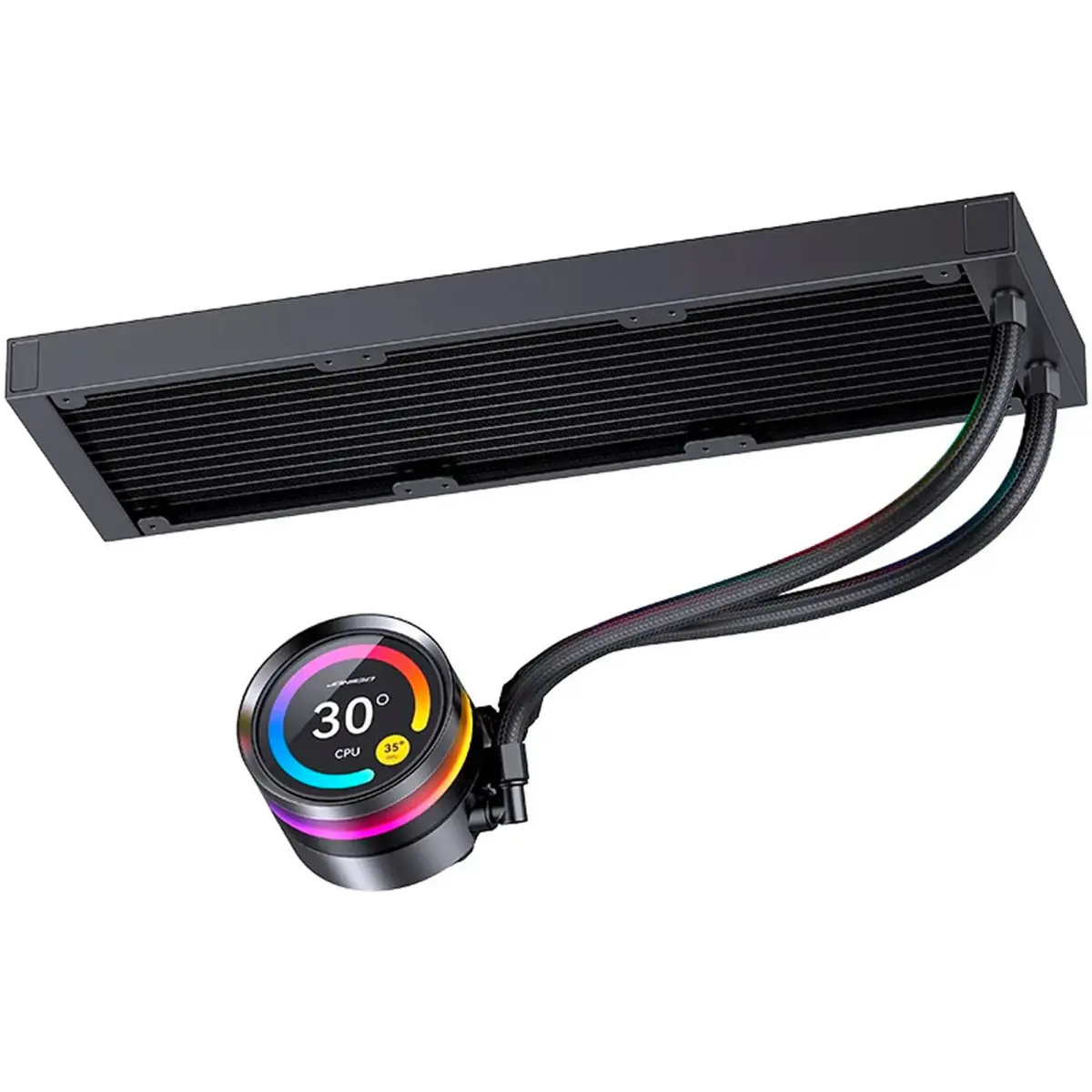 CВО JONSBO TF2-360SC(BN) Black (Intel LGA1700/1200/115X/2011 AMD AM4/AM5/4PIN PWM)