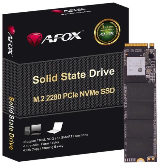 Накопичувач SSD 1TB AFox ME300 M.2 2280 PCIe NVMe Gen 3x4 3D TLC NAND, Retail (ME300-1000GN) (1706002)