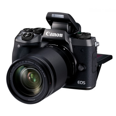 Цифровий фотоапарат Canon EOS M5 + 18-150 IS STM Kit Black (1279C049) (1406808)