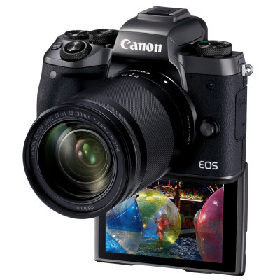 Цифровий фотоапарат Canon EOS M5 + 18-150 IS STM Kit Black (1279C049) (1406808)