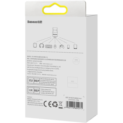 Bluetooth-адаптер Baseus USB 3.0 Bluetooth 5.0 BA04 Black (ZJBA000001)