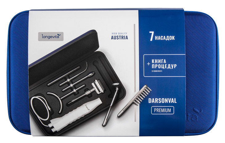 LONGEVITA Апарат для Дарсонвалізації PREMIUM JHM-08B