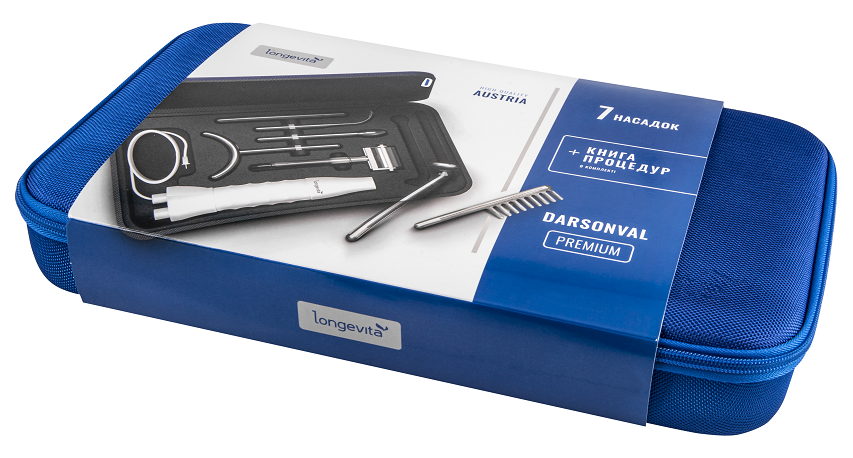 LONGEVITA Апарат для Дарсонвалізації PREMIUM JHM-08B