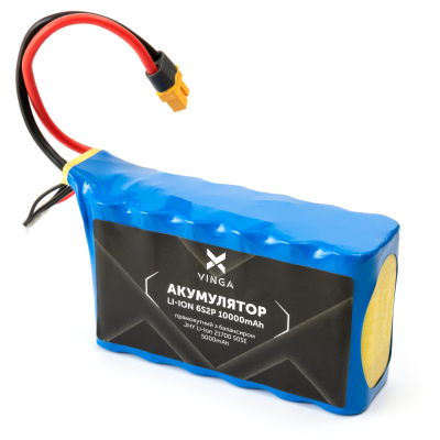 Акумуляторний блок Vinga Li-Ion 6S2P 10000mAh коробка 10 шт (JHY Li-Ion 21700 5000mAh) (V6S2P-10PCS-