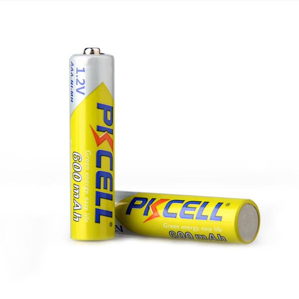 Акумулятор AAA 600mAh,  1.2V Ni-MH, rechargeable battery, PKCELL, 4pcs/card (AAA600-4B)