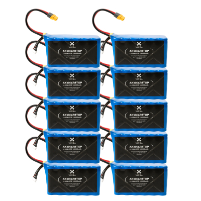 Акумуляторний блок Vinga Li-Ion 6S3P 15000mAh коробка 10 шт (JHY Li-Ion 21700 5000mAh) (V6S3P-10PCS-