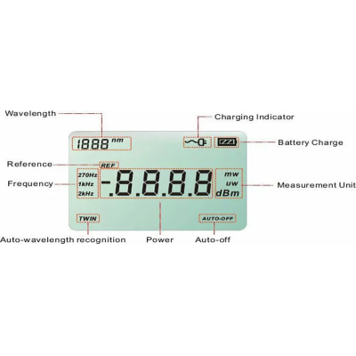 Вимірювач оптичної потужності Grandway FHP2B04 (діапазон вимірювання(dBm): -50...+26) (FHP2B04)