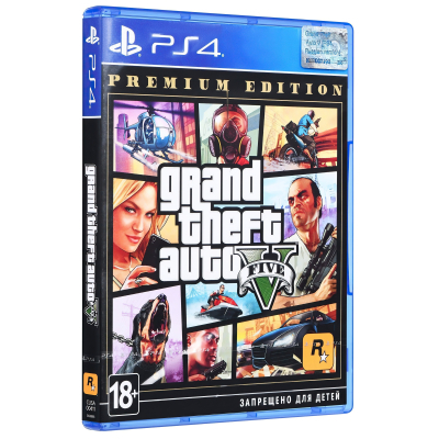 Гра Grand Theft Auto V Premium Edition для Sony PlayStation 4, Blu-ray (5026555424271)