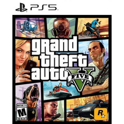 Гра Grand Theft Auto V для PlayStation 5, Russian Subtitles, Blu-Ray диск (5026555431842)