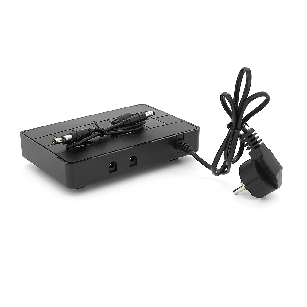 ДБЖ Green Wave Ecoputer-P60W для роутерів/комутаторів/PON/POE 12V/USB-2A (12000MAh) Black BOX Q20 (1846901)