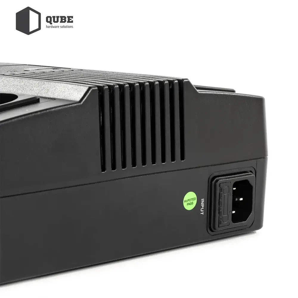 ДБЖ (UPS) лінійно - інтерактивний Qube AIO 650, 650VA/360W, LCD, 6 x Schuko, RJ-45, USB (QBAIO650) (1557603)