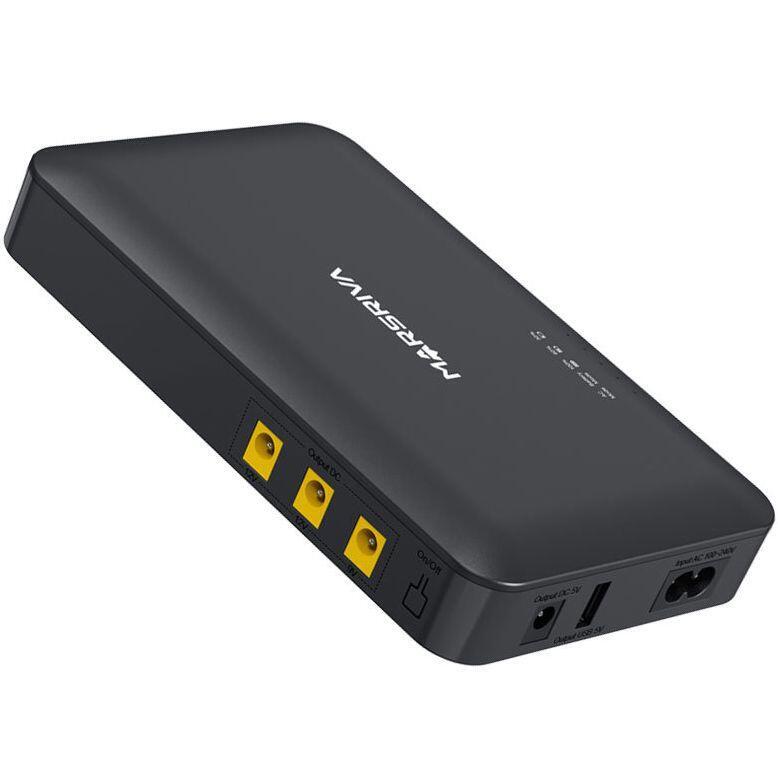 ДБЖ Marsriva DC UPS для роутерів KP1Ultra 240VAC,4хDC+USB OUT, 2x5V/9V/2x12V2.5A 30W 16000Ah Li-Pol (KP1Ultra_MARSRIVA) (1592506)