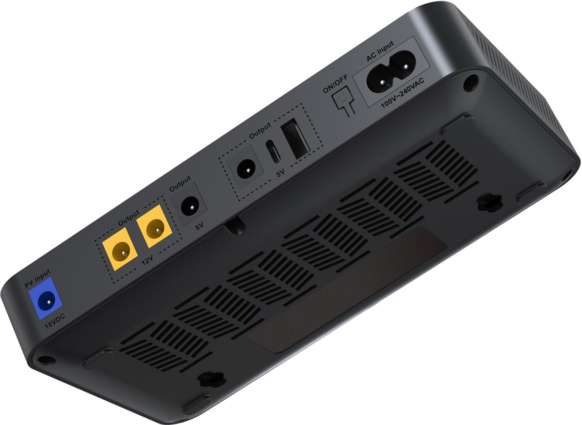 ДБЖ Marsriva DC Router UPS KP1Plus 240VAC,4хDC+USB OUT, 2x5V/9V/2x12V1.5A 18W 16000mAh Li-ion (KP1PlusV2_MARSRIVA)