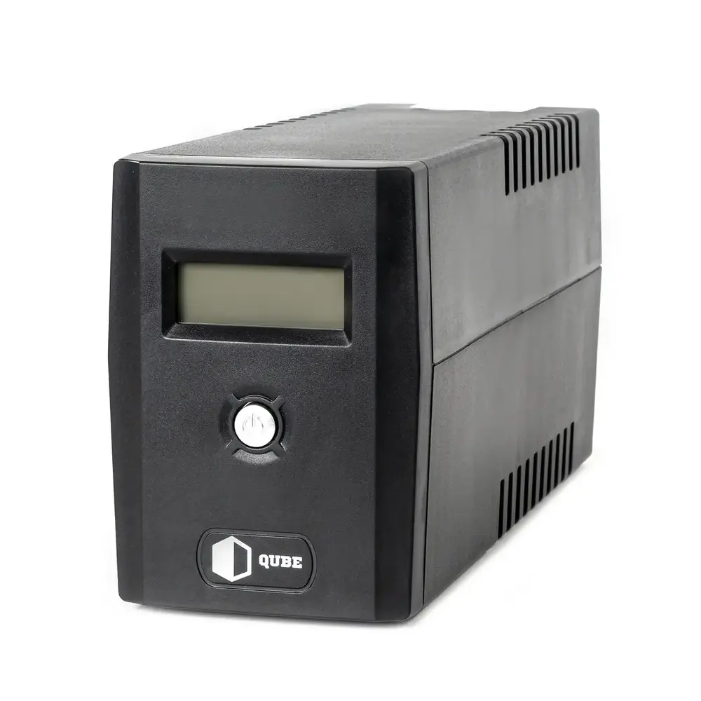 ДБЖ (UPS) лінійно - інтерактивний Qube DG 850, 850VA/480W, LCD, 2 x Schuko, RJ-45, USB (QBDG850) (1739993)