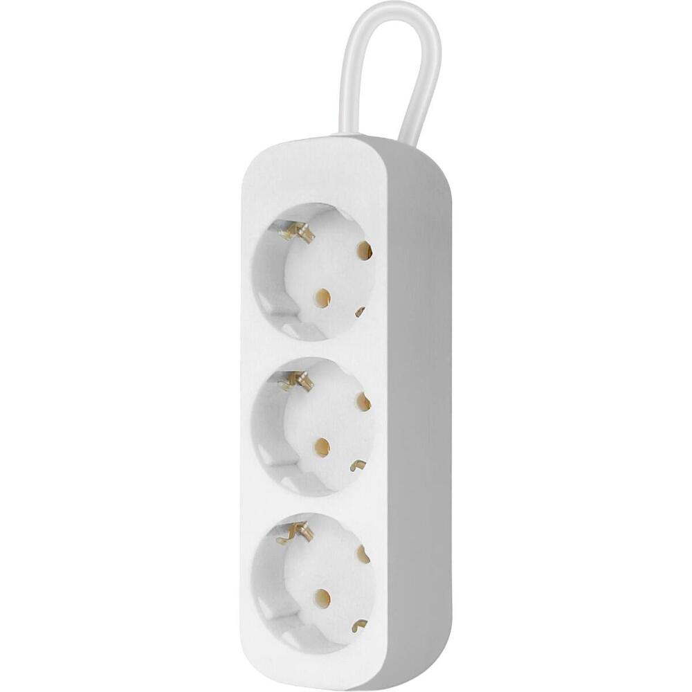 Power filtr 5.0м Defender E350, білий, 3 розетки, з заземленням (992230) (1614904)