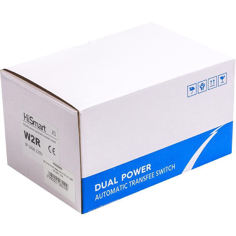 Автоматичний вимикач HiSmart W2R-3P 220V 100A (HS082499)