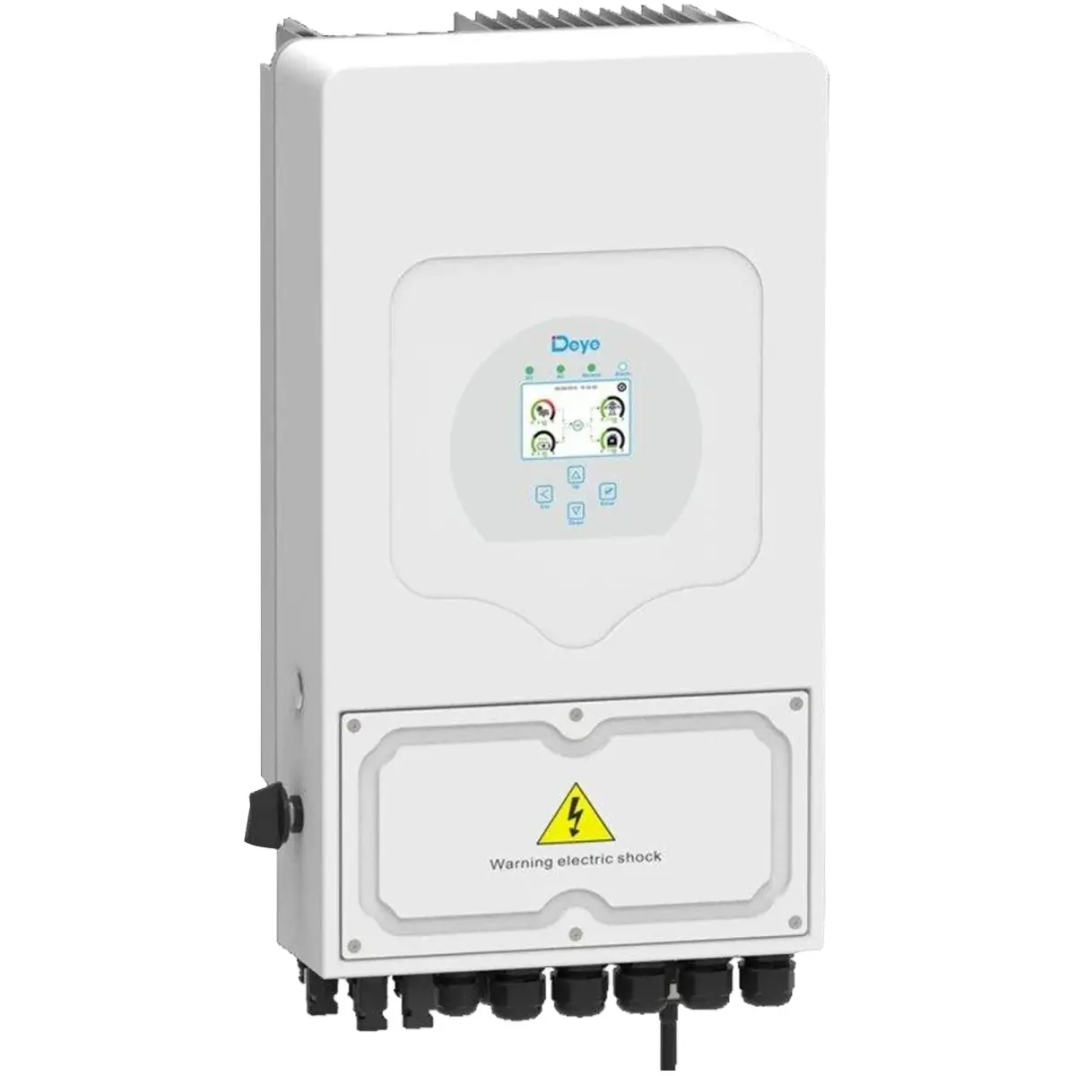 Гібридний інвертор DEYE SUN-6K-SG05LP1-EU-AM2-P 6KW LV-battery 2 MPPT Wi-Fi 220V Однофазний (SUN-6K-SG05LP1-EU-AM2-P)