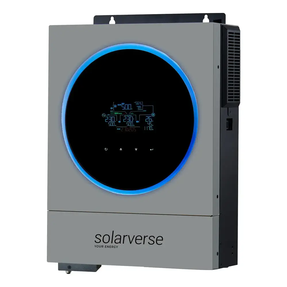 Автономний інвертор Solarverse Ampere Duo 6kW 48V 1 MPPT Wi-Fi 220V Однофазний (SV6048AD)
