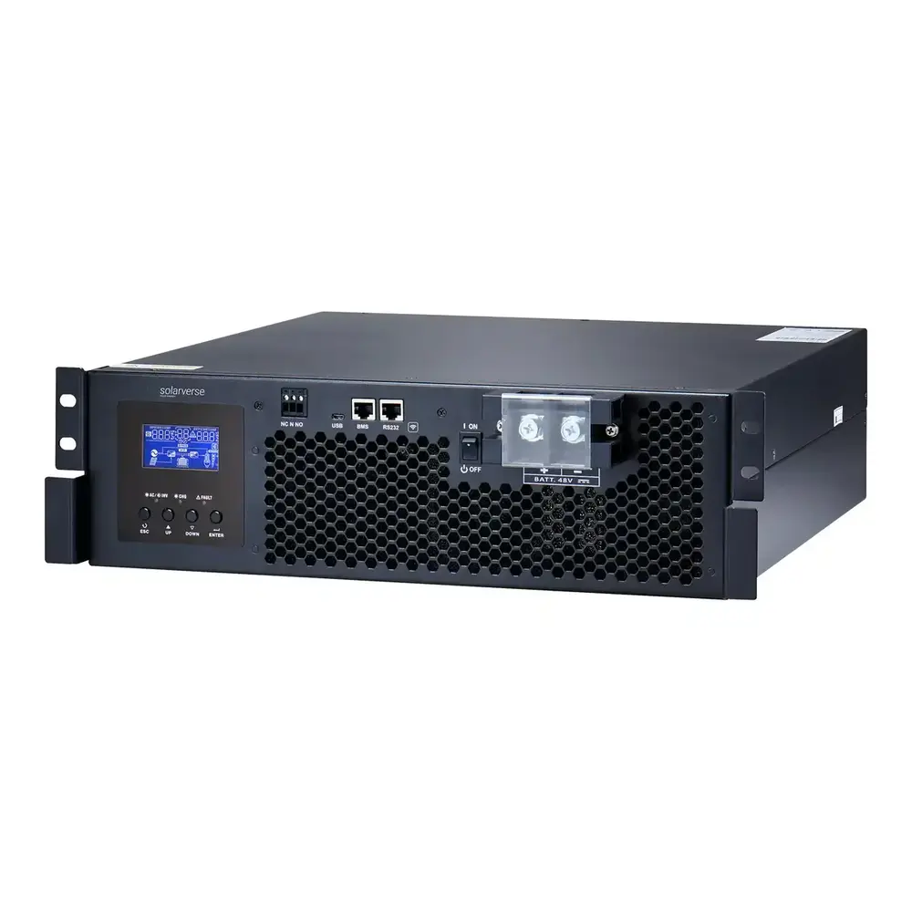Автономний інвертор Solarverse Ampere Rack 5kW 48V 1 MPPT 220V Однофазний (SV5048UPSR)