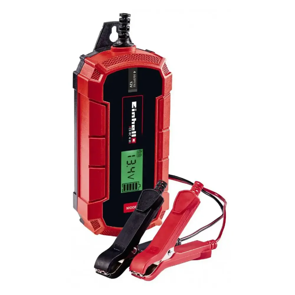 Зарядний пристрій Einhell CE-BC 4 M, 12В, 3-120А 183;год, макс 4А, мікропроц контроль (1002225)