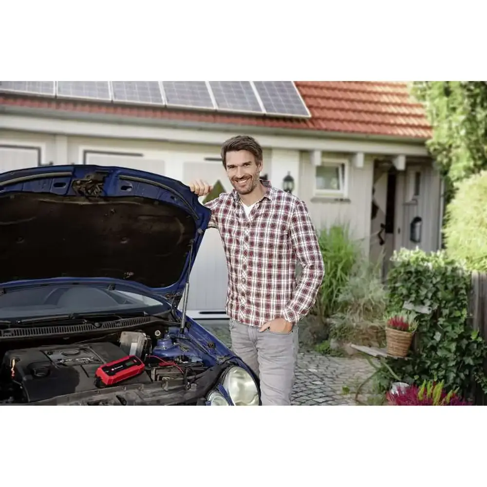 Зарядний пристрій Einhell CE-BC 4 M, 12В, 3-120А 183;год, макс 4А, мікропроц контроль (1002225)