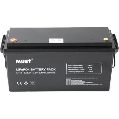 Батарея LiFePo4 Must 12.8V - 200Ah (LP15-12200)