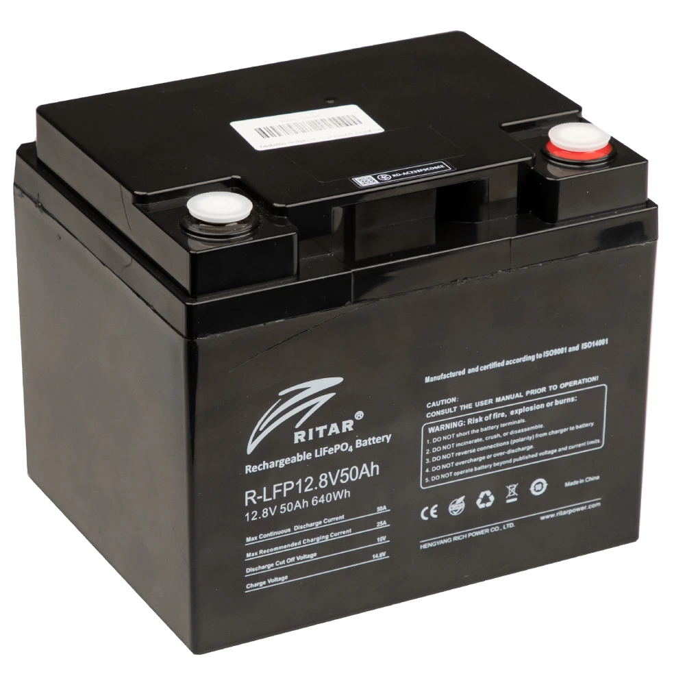 Акумуляторна батарея (Ritar R-LFP12.8V50AH)