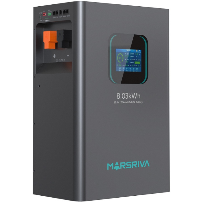Батарея LiFePo4 Marsriva 25.6V 314Ah 8.03kWh (MR-LBP24-314-WMT)