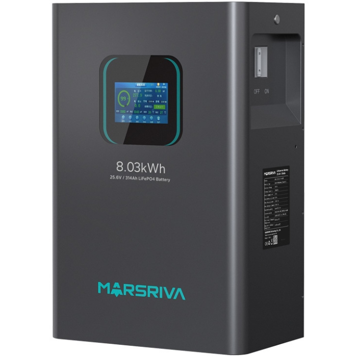 Батарея LiFePo4 Marsriva 25.6V 314Ah 8.03kWh (MR-LBP24-314-WMT)