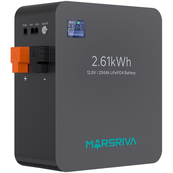 Батарея LiFePo4 Marsriva 12.8V 204Ah 2.61kWh (MR-LFP12-200-WMD)