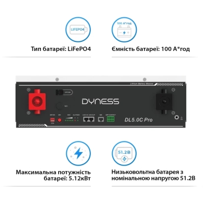 Зовнішня батарея для інвертора Dyness DL5.0C Pro