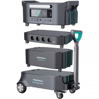 Додаткова батарея для зарядної станції Marsriva HES 2200W 1037Wh LiFePO4 (H1060_MARSRIVA)