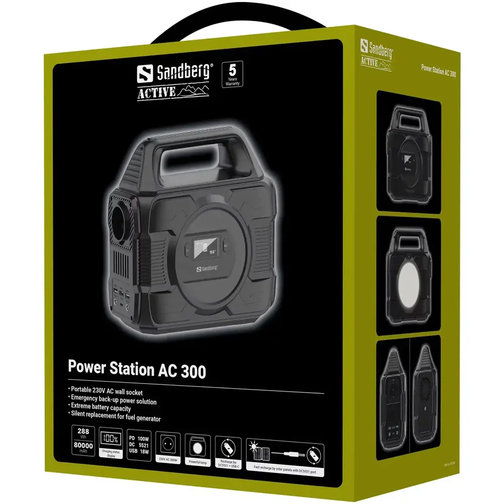 Зарядна станція Sandberg Power Station AC 300 (420-84)