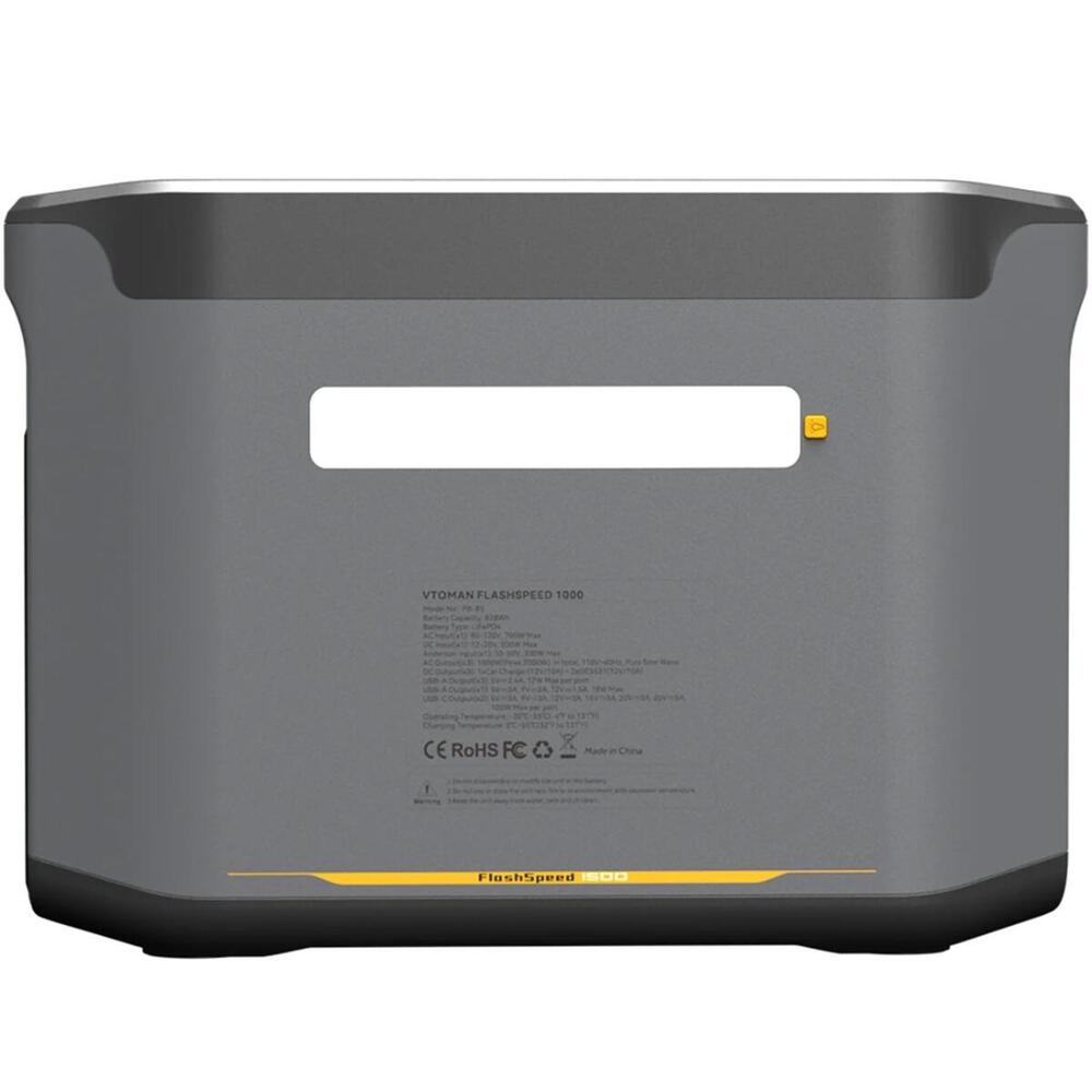 Зарядна станція Vtoman FlashSpeed 1000 PB-85 (828 Вт/г) 1000W AC,MPPT,UPS,LiFePo4 (FlashSpeed 1000) (1746456)