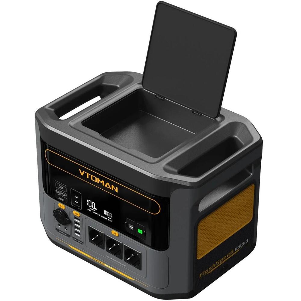 Зарядна станція Vtoman FlashSpeed 1000 PB-85 (828 Вт/г) 1000W AC,MPPT,UPS,LiFePo4 (FlashSpeed 1000) (1746456)