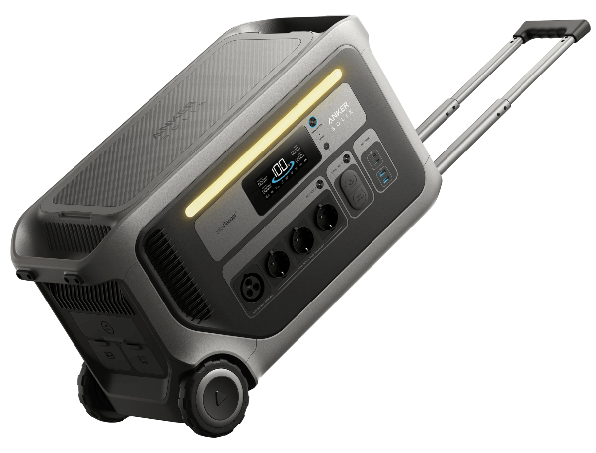 Зарядна станція ANKER SOLIX F3000 - 3072Wh/AC 3600W/100W 2xPD/2xUSB/2xCar/MPPT