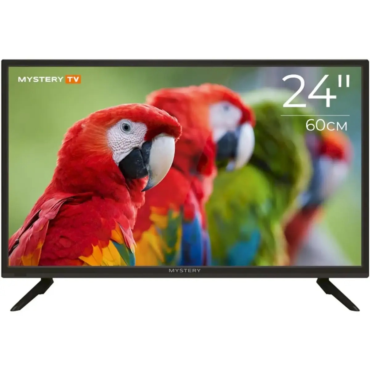 Телевiзор 24 Mystery MTV-2450HST2 HD Ready/T2/Smart TV/Android 11/USB 2.0/Wi-Fi/Black (MTV-2450HST2) (1410519)