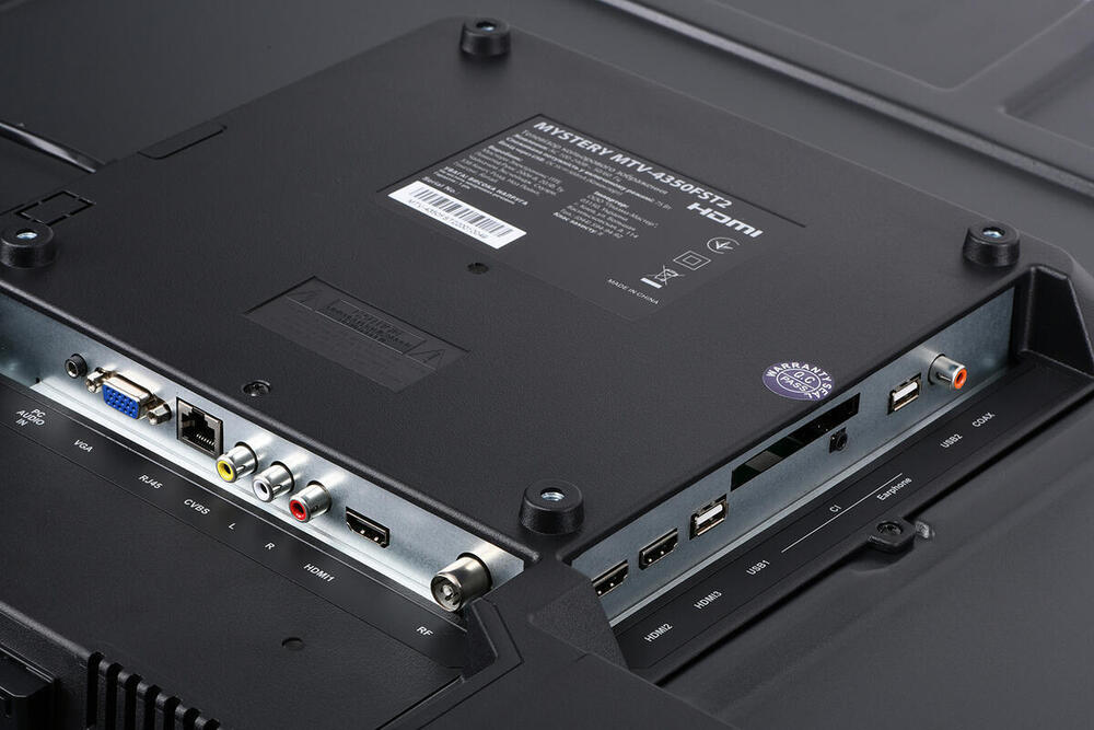 Телевiзор 43 Mystery MTV-4350FST2 Full HD/Smart/Android 11/2xUSB 2.0/Wi-Fi/Miracast/Black (MTV-4350FST2) (1410379)