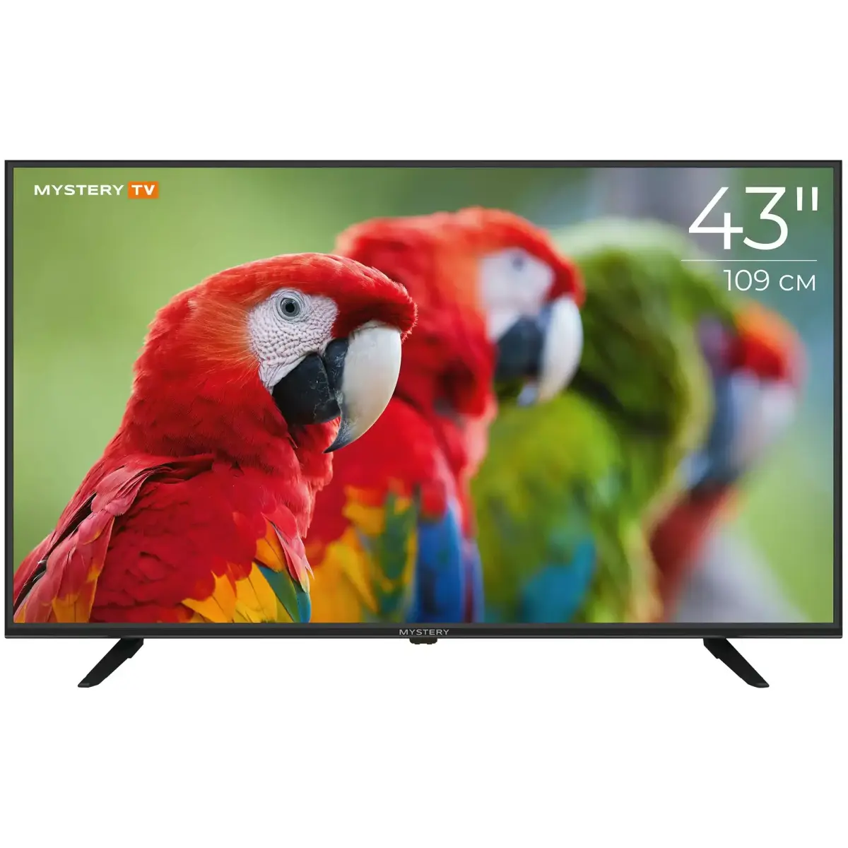 Телевiзор 43 Mystery MTV-4350FST2 Full HD/Smart/Android 11/2xUSB 2.0/Wi-Fi/Miracast/Black (MTV-4350FST2) (1410379)