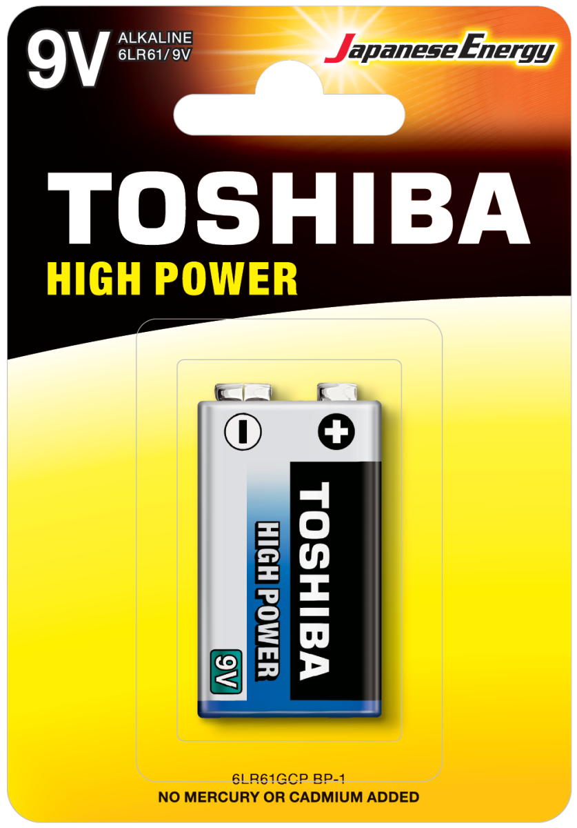 Батарейка TOSHIBA 6LR61GCP BP-1