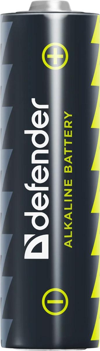 Батарейка AA/LR06 Лужна, Defender, (блістер 4 шт.) (56012)