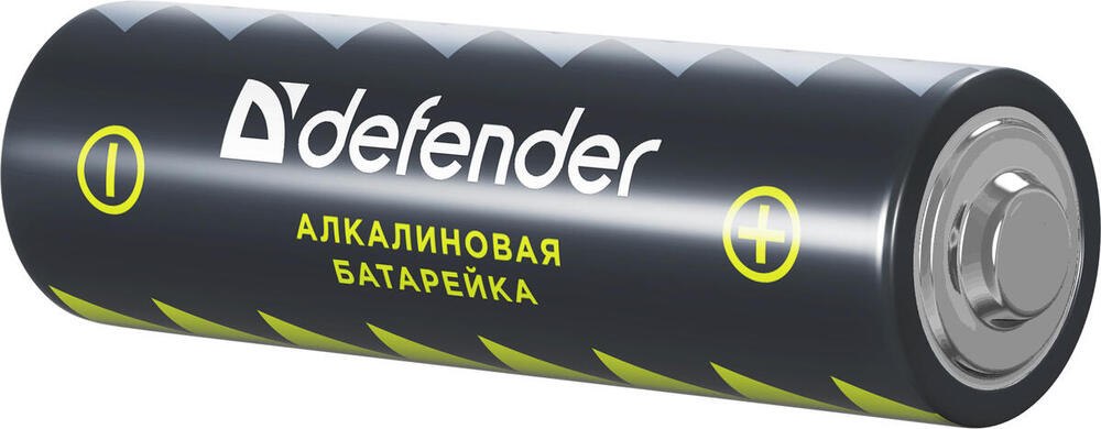 Батарейка AA/LR06 Alkaline, Defender, (плівка 4 шт.) (56011) (1710361)