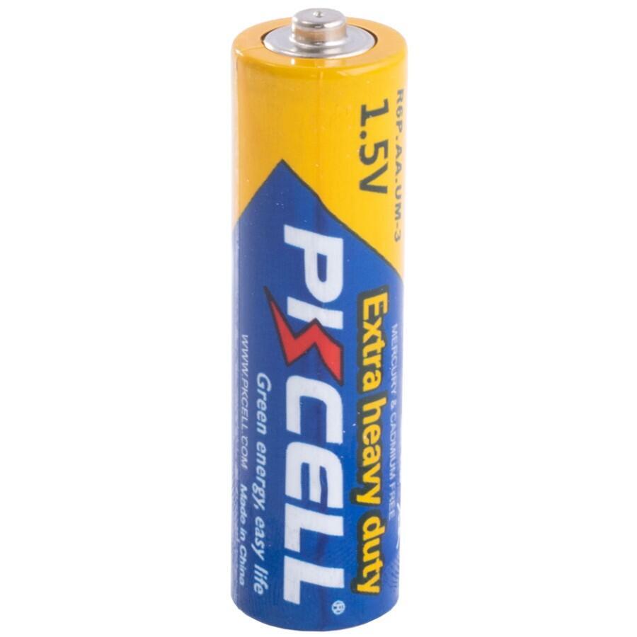 Батарейка AA/HR6, 1.5V, Extra heavy duty, PKCELL, 4pc/card (R6P-4B) (1710368)