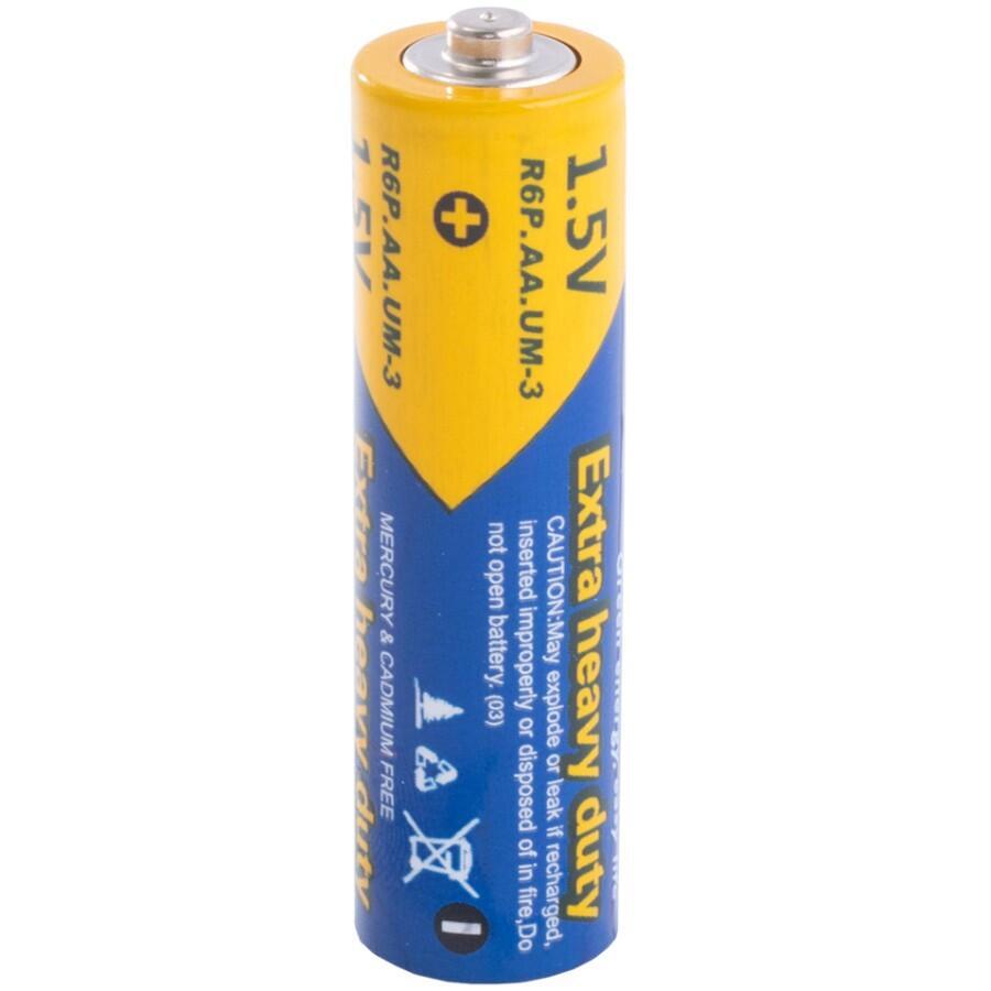 Батарейка AA/HR6, 1.5V, Extra heavy duty, PKCELL, 4pc/card (R6P-4B) (1710368)