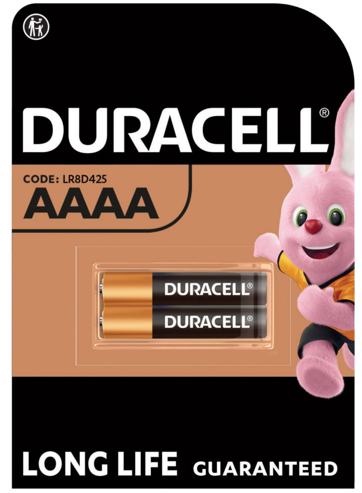 Батарейка AAAA спеціальна лужна LR8D425 1,5V, 2 шт. в упаковці Duracell (5007466)