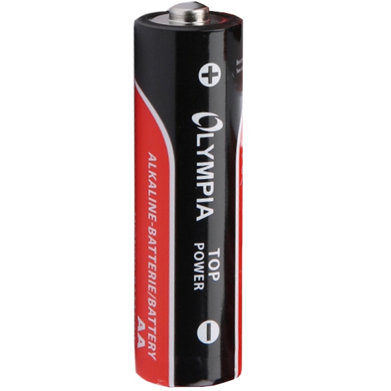 Батарейка AA, 1.5V, Лужна, Olympia, Alkaline, (BOX 24 шт.) (40179)