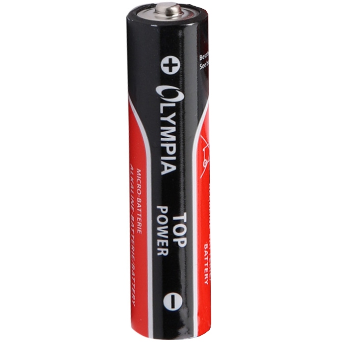 Батарейка AAA, 1.5V, Лужна, Olympia, Alkaline, (BOX 24 шт.) (40180)