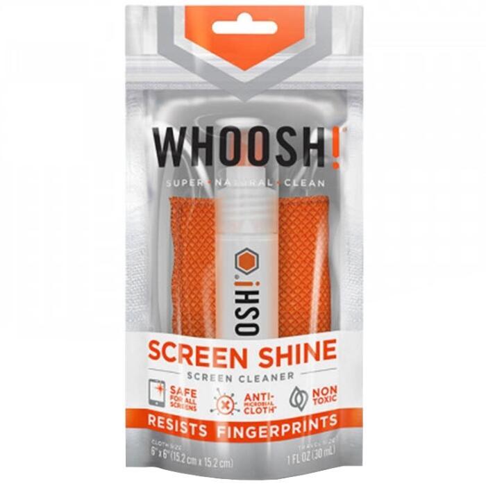 Спрей для очищення Whoosh! Screen Shine GO 30ml, microfiber 14x14cm (1FG30ENFR)