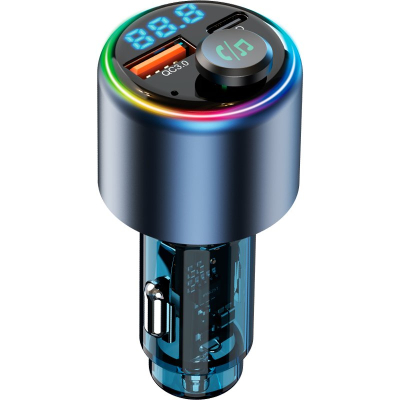 FM модулятор Gelius Play GP-FMT050s (30w PD/QC+ 18w QC)(RGB) (GP-FMT050s)