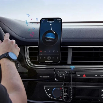 Bluetooth трансмітер Essager Lingfeng Bluetooth 5.0 Aux Adapter Car Wireless Receiver USB (EBT-LF01-